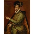 thumbnail image 2 of Bartolomeo Passarotti 20x24 Gold Ornate Framed and Double Matted Museum Art Print Titled - Portrait of Giulio Franchini, 2 of 4