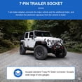 thumbnail image 4 of MasteelfCA 12V 7 Pin Round Trailer Plug 7 Way Socket Adapter Wiring Connector for American, 4 of 7