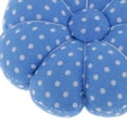 thumbnail image 4 of Pumpkin Shape Soft Fabric Pin Cushion Pin Quilting Holder with Wrist Strap DIY Sewing Crafts Blue, 4 of 8