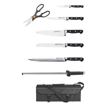 ACERO Knife Set, 21.658.004.19, Black/Silver