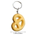 thumbnail image 2 of Food Shaped Keychain Cookie Toy Model Keyring Cute Pendant Gift, 2 of 8