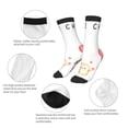 thumbnail image 3 of Honeii Baker Gnome Print Children's Colorful Socks,Unisex Kids and Toddlers' Cushioned Sock,Kids Athletic Crew Socks,for Everyday Wear and Sports, 3 of 5