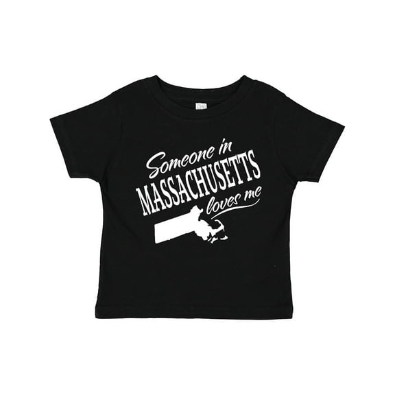Inktastic Someone in Massachusetts Loves Me Boys or Girls Toddler T-Shirt