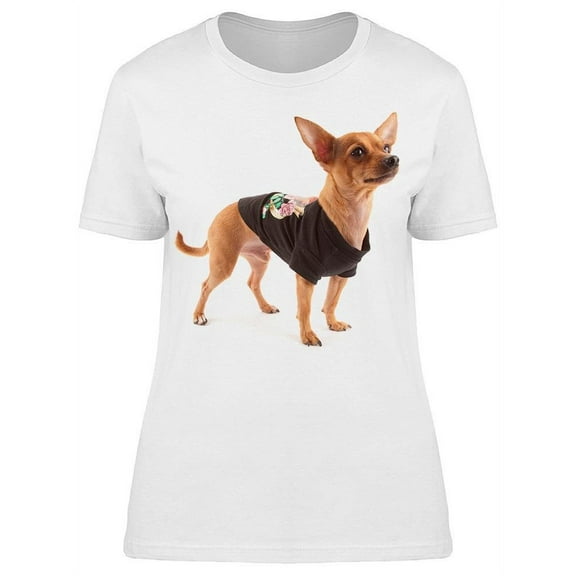 Chihuahua With A Shirt T-Shirt Women -Image by Shutterstock, Female x-Large