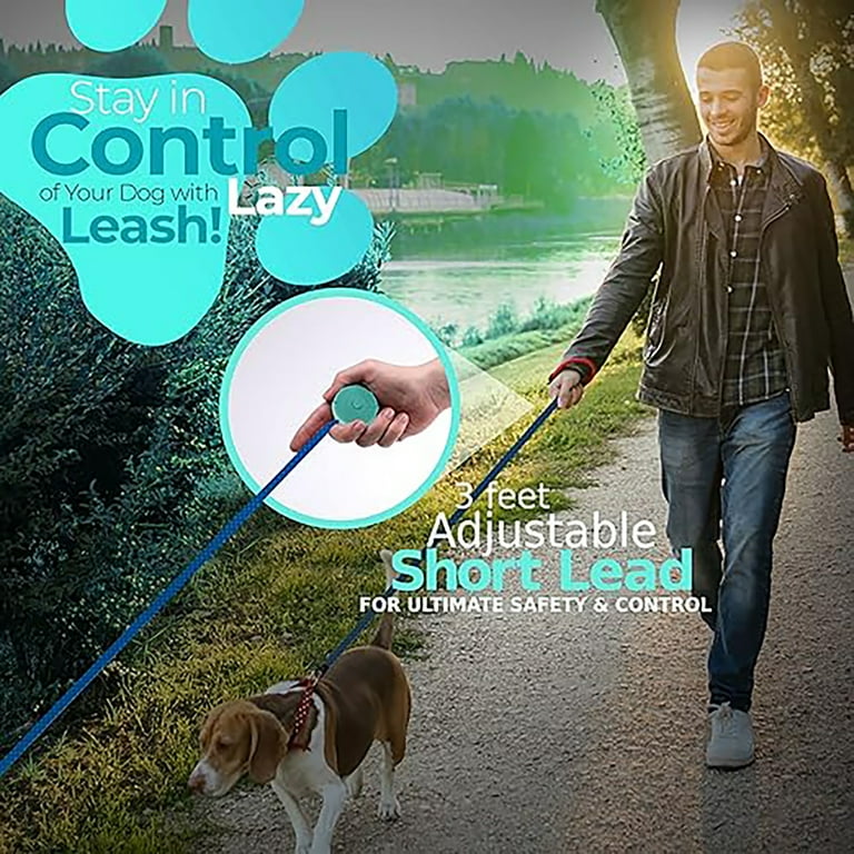 Ocean Aqua Free Bonus Leash! Wearable Mini Adjustable Dog Leash - Main Image