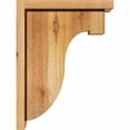 thumbnail image 3 of 6"W x 12"D x 16"H Del Monte Rough Sawn Corbel w/Backplate, Western Red Cedar, 3 of 9
