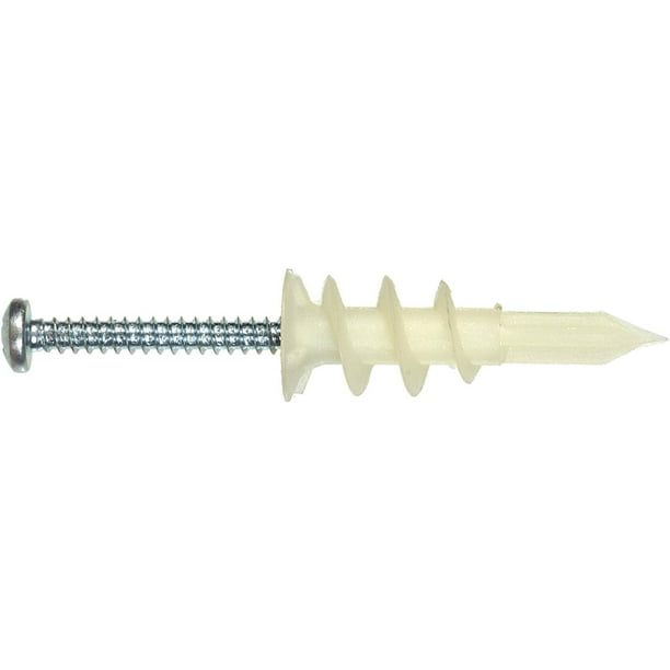 The Hillman Group 9414 Nylon PhillipsDrive Drywall Anchors with Screws
