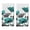 Flower-blue, variant on Wish Upon A Starfish Beach Kitchen Dish Towels Set of 2, Blue Coastal Sea Coral Shell Bubble Drying Hand Towel Baking Cooking Cloth, Nautical Ocean Bathroom Home Decoration 18 x 26 Inches