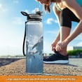 thumbnail image 6 of Dolphins 32oz Water Bottles with Straw Tritan Leakproof Sports Bottle BPA Free Clear for Fitness Gym Swimming Cycling, 6 of 7