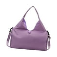 thumbnail image 4 of Bolsa de gimnasio portátil Bolsa de lona de viaje Correa de hombro ajustable Bolsa de equipaje Bolsa de gran capacidad Bolsa de hombro multipropósito Púrpura Sunnimix Bolsa de Yoga, 4 of 8