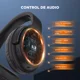 thumbnail image 4 of Auricular gamer inalámbrico HTC HP01 negro con luz LED, 4 of 8