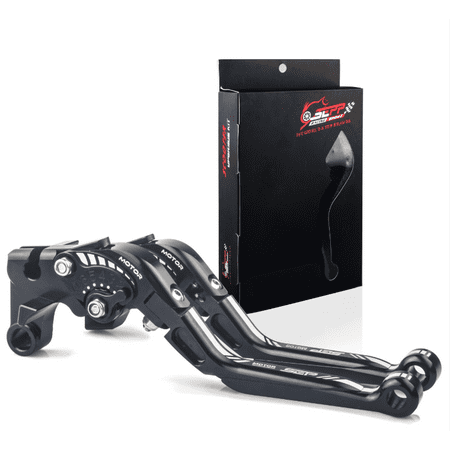 CNC Brake Clutch Levers for Yamaha MT-07/FZ-07 14-17,FZ1 Fazer 06-13,FZ6 Fazer 04-10,FZ6R 09-15,FZ8 11-15,FZ-09/MT-09/SR 14-17,XJ6 Diversion 09-15,XSR700 ABS/XSR900 ABS/XV950 Racer 16-17