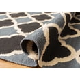 thumbnail image 6 of Safavieh Dhurries Caden Geometric Wool Area Rug, Blue/Navy, 5' x 8', 6 of 11
