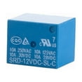 thumbnail image 4 of 3pcs/lot Relays SRD-05VDC-SL-A SRD-12VDC-SL-A SRD-24VDC-SL-A SRD-48VDC-SL-A  DC-SL-A 3V 5V 6V 12V 24V 48V 10A 250VAC 5PIN T73, 4 of 4