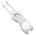 thumbnail image 2 of Divot Repair Tool with Ball Marker, Metal Foldable Golf Tool with Pop-up Button Magnetic Marker, Portable Pitch Mark Repair Accessory, 2 of 3