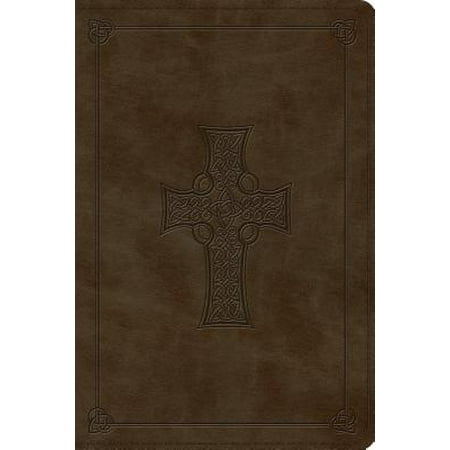 Cross Personal Agenda - ESV Personal Reference Bible (Trutone, Olive, Celtic Cross Design)