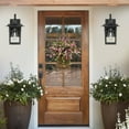 thumbnail image 4 of Wildflower Door Hanger Basket Wreath Spring Summer Front Door Decor Artificial Flower Hanging Basket With Burlap Bow For Home Porch, 4 of 8