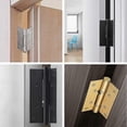 thumbnail image 2 of Hidden Soft Close Door Hinge Closer Slow Silent Positioning Stainless Steel Silver, 2 of 4