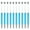 Blue gradient, variant on 10 Pcs/Set Beadable Ballpoint Pen 1.0mm Multicolor Bead Pen Black Ink Pen