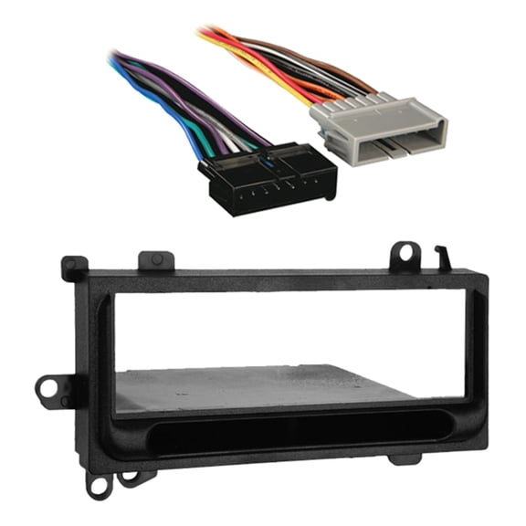 Fits Chrysler Concorde 93-97 Metra Single DIN Dash Kit with Harmony Radio Harness