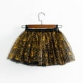 thumbnail image 5 of Oiyii Toddler Girls' Spider Web Printed Tutu Skirt Elastic Waist Mini Skirts Summer Halloween Photo Dresses,Yellow, 5 of 5
