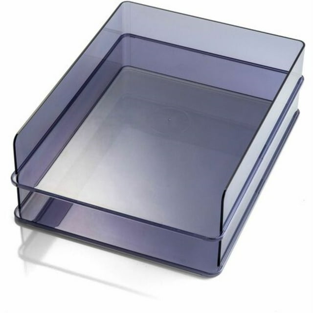 Officemate Stackable Letter Trays, Made from Recycled Bottles, 2PK