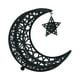 thumbnail image 5 of Bandeja de servir,Bandeja Ramadán Bandeja Estrella Luna Eid Mubarak,Bandeja para servir comida para fiestas Platos de metal Ramadán,Bandejas para servir Ramadán para bandejas Eid Negro L, 5 of 9