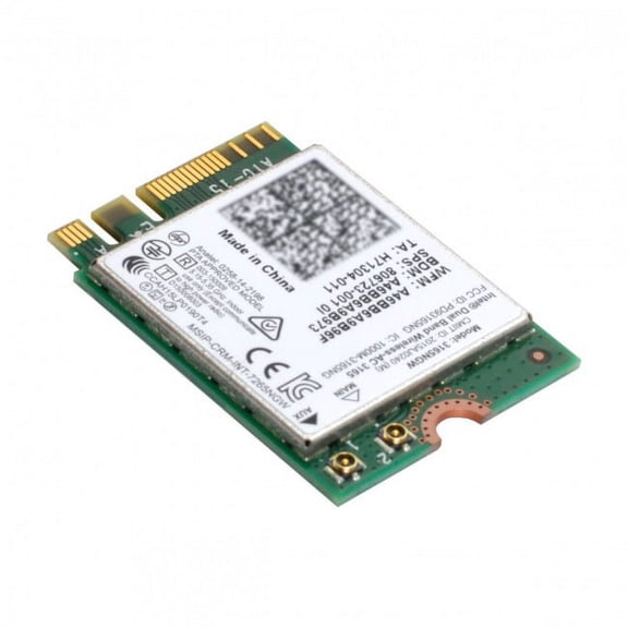 FVH Dual Band 2.4G 5Ghz 433Mbps 3165AC NGFF 802.11AC WiFi 3165NGW M.2 WLAN Card  BT 4.0 Network Adapter