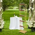 thumbnail image 6 of 4 Tier Champagne Wall Stand, Wine Glass Holder Rack for Wedding and Party, 6 of 8