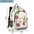 thumbnail image 2 of FORMRS School Backpack 17" Student Travel Bag with Laptop Compartment, Beige Cherry, 2 of 7
