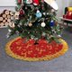 thumbnail image 4 of Falda para árbol de Navidad de 36 pulgadas, faldas para árbol, decoraciones navideñas, tapete para el piso, faldas grandes para árbol de Navidad, para fiesta de Navidad, decoración del hogar, A, 4 of 5