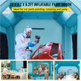 thumbnail image 2 of Portable Inflatable Paint Booth 13x8x8ft Spray Booth Car Paint Tent With Air Filter System 2 Blowers Upgraded Design Auto Workstation Motorcycle Garage, 2 of 5
