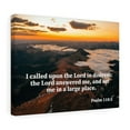 thumbnail image 4 of Scripture Walls Psalm 118:5 Called on the Lord Bible Verse Canvas Christian Wall Art Ready to Hang Unframed, 4 of 7