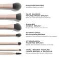 Morphe Bamboo Charcoal Shaping Essential Infused Travel Brush Set 6pc