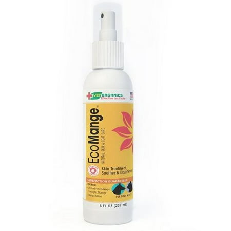 Vet Organics EcoMange Anti-Mange Spray for Dogs & Cats, 8-oz