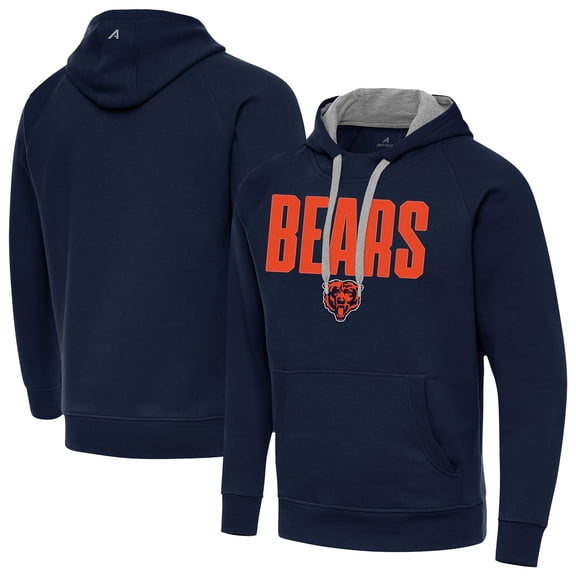 Men's Antigua Navy Chicago Bears Victory Hoodie