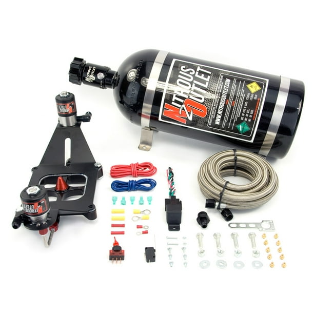 Nitrous Outlet 4150 Stinger Plate System, With Deep EFI Center Solenoid