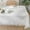 White, variant on sruoe Tablecloth, 47in Rectangle Tablecloths, Washable Foldable Modern White Tablecloths, Table Cloth for Dining, Home, Party, Picnic, Cotton Linen