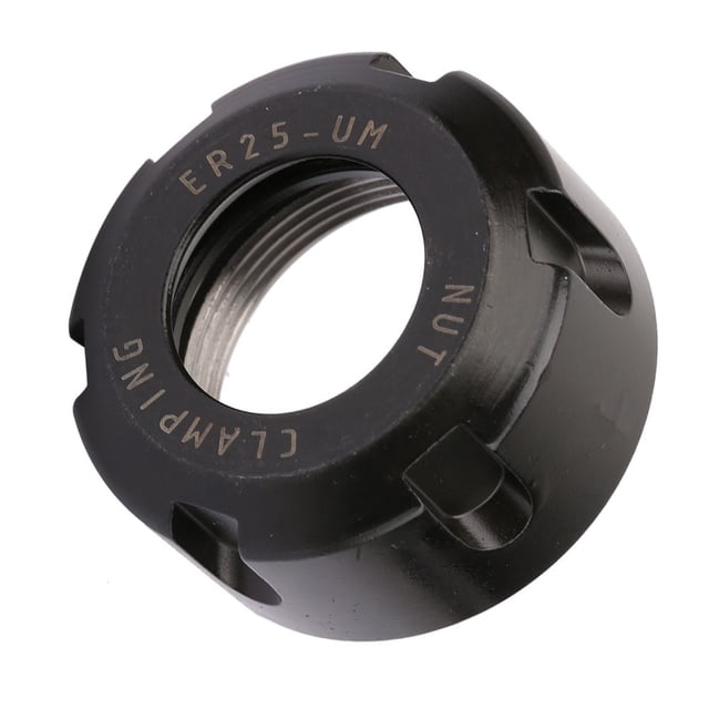 ER40/32/25UM Collet Écrous de Serrage, Acier au Carbone Durable, Force de Serrage Forte, Conception Ergonomique, Léger, Résistant à la Rouille, Longue Durée de Vie pour le Tour de Mandrin de Fraisage CNC
