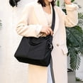 thumbnail image 3 of URSOFINE Women's Water-Repellent Nylon Tote Bag, Large Capacity Multi-Pocket Crossbody Shoulder Bag with Adjustable Strap, Lightweight Hobo Purse for Work, Travel & Daily Use, 3 of 8