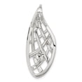 thumbnail image 4 of Sterling Silver w/9k Gold Accent AM Teardrop Criss Cross Slide Pendant, 4 of 4