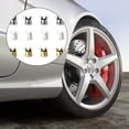 thumbnail image 2 of Riwesomey 4 Uds tapas de válvula de neumático universales a prueba de polvo Mini tapas de válvula de aire de vástago de rueda de neumático para coche Vehículos, repuestos y accesorios Mis negro Riwesomey CZ6510-03B, 2 of 5