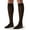 Brown, variant on Sea Island Cotton  15-20mmHg Mens Closed Toe, Calf Socks - Black, Size B