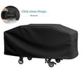 thumbnail image 4 of Heavy Duty 600D Flat Top Grill Cover for Blackstone 36 Inch Griddle and More 4-Burner Griddle, Waterproof Griddle Cover with Upgraded Air Vents and Click-Close Straps, Black, 4 of 7