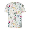 thumbnail image 5 of Summer Savings Clearance 2023! TAGOLD Womens Summer Tops,Fashion Women's Summer Round-Neck Short Sleeve Print Casual T-shirt Blouse, 5 of 5