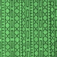 thumbnail image 1 of Ahgly Company Indoor Square Abstract Emerald Green Modern Area Rugs, 6' Square, 1 of 4