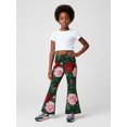 thumbnail image 4 of 3-4Y Girls Colored Flared Pants Digital Print Trousers Slim-Fit Wide Leg Flare for Spring Summer Autumn, 4 of 6