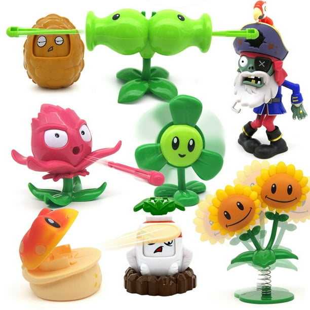 1 Pcs PLANTS VS ZOMBIES 2 PVZ Action Figure Shooting Light Sound Model Snow  Pea Shooter Plants Game Electric Toy Gift For Kid