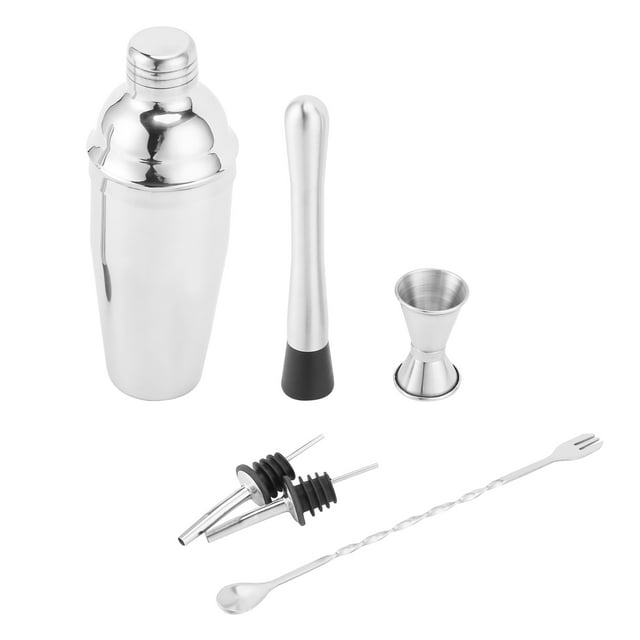 Oubit Wine Pourer,6Pcs/Set 750ml Cocktail Shaker Bar Accessories Cocktail Mixer Striking Appearance