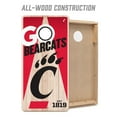 thumbnail image 4 of YouTheFan NCAA Cincinnati Bearcats 2' x 4' Cornhole Game No Bags, 4 of 5